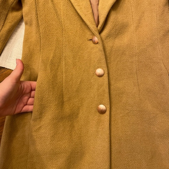 DECO BEIGE COLLARED JACKET S - Picture 3 of 4